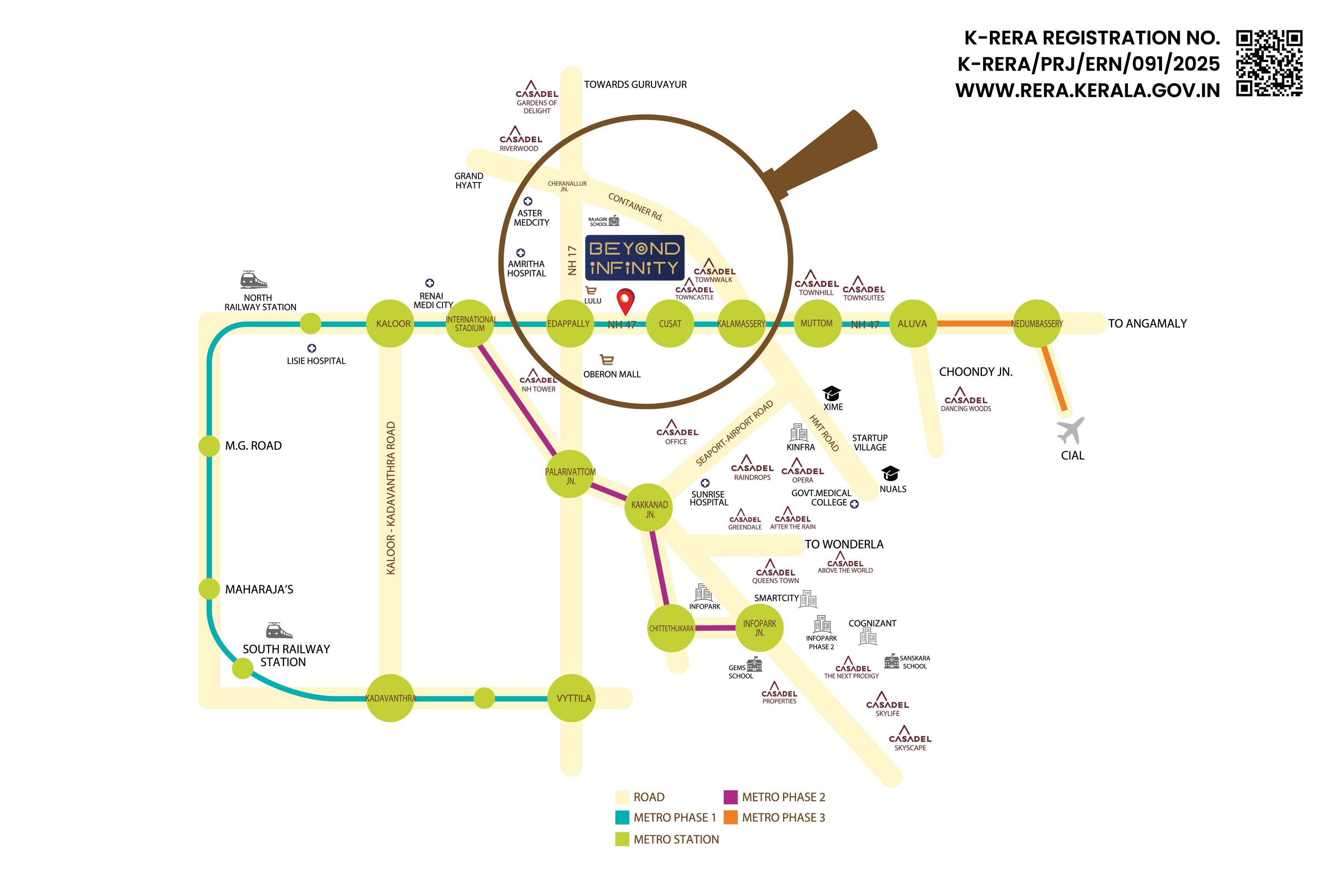 Casadel Beyond Infinity Location Map